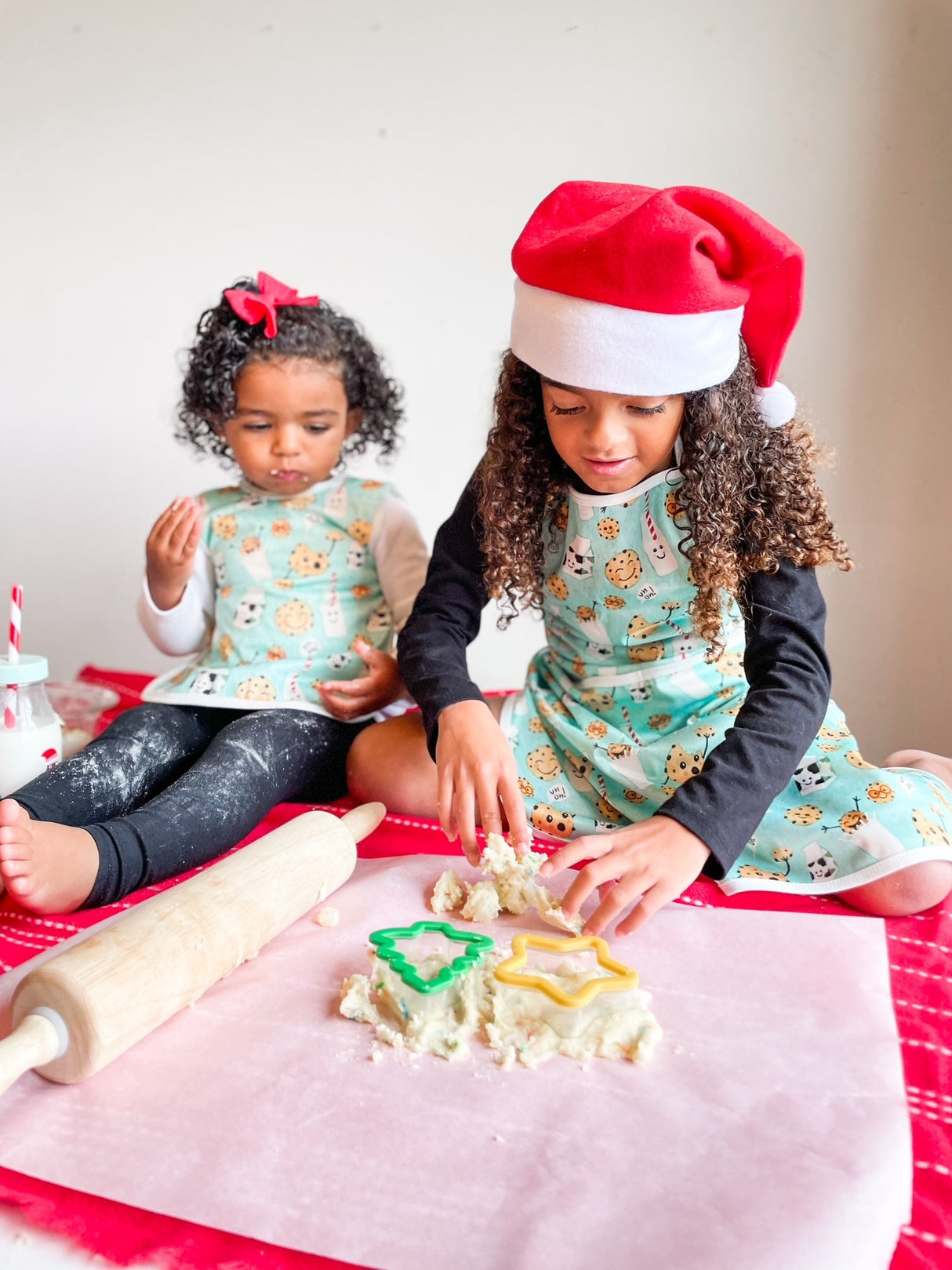 Cookies & Milk Apron - fits sizes youth small through adult 2XL from BapronBaby