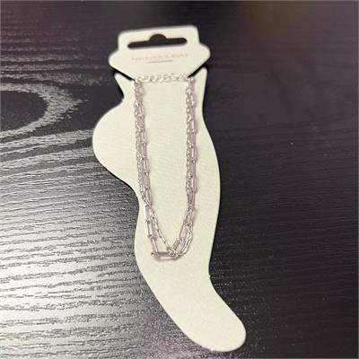 Two Row Chain Anklet through MARKET