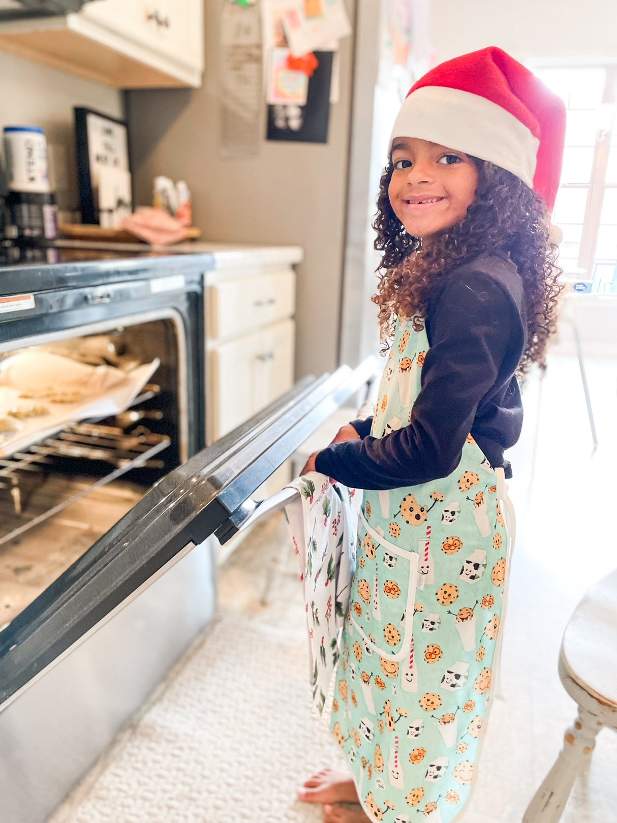Cookies & Milk Apron - fits sizes youth small through adult 2XL from BapronBaby
