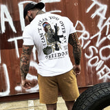 I Can't Hear You Over My Freedom AR Guitar Men's T-Shirt From Combat Iron Apparel