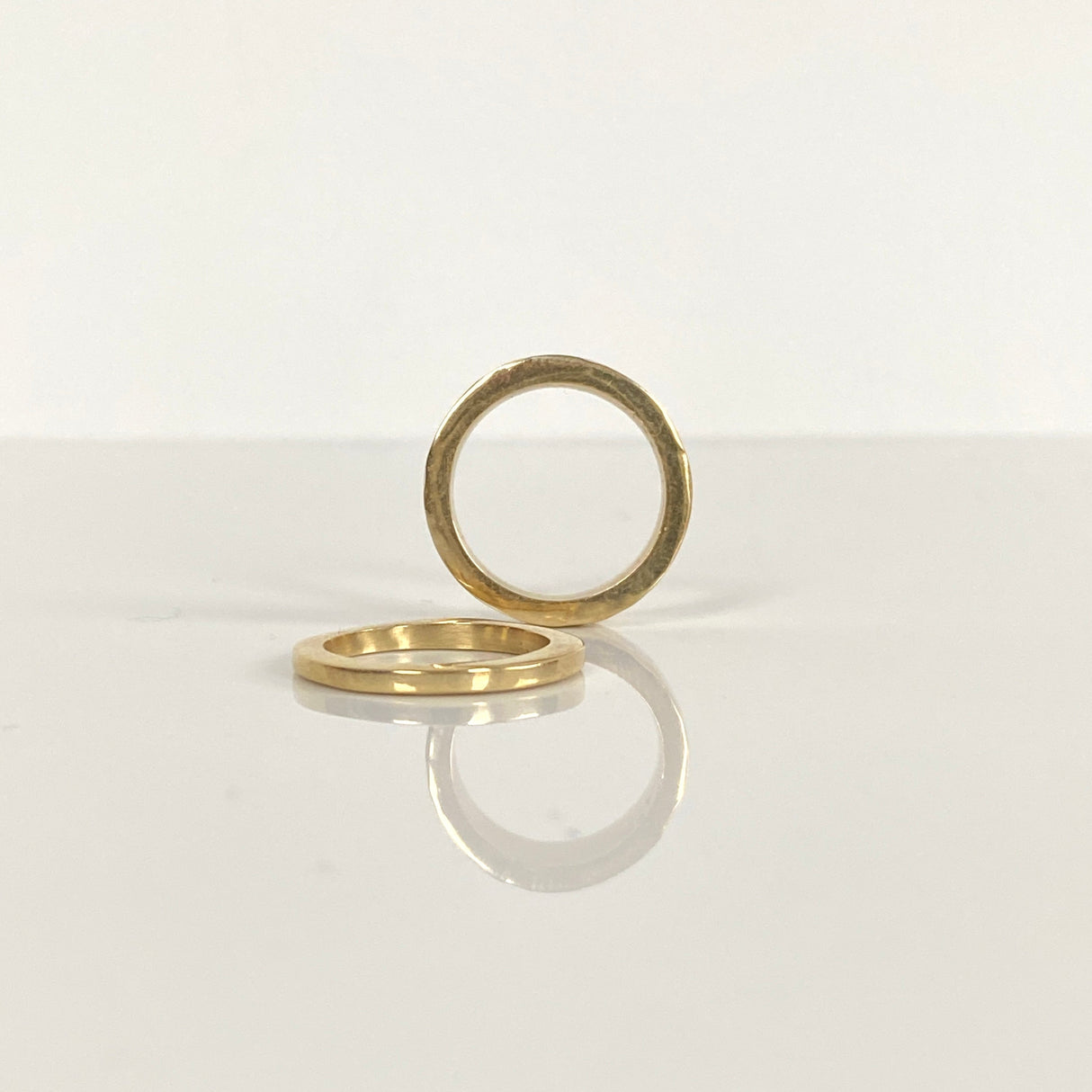 Mixed Material Stacking Rings From Abroad Modern