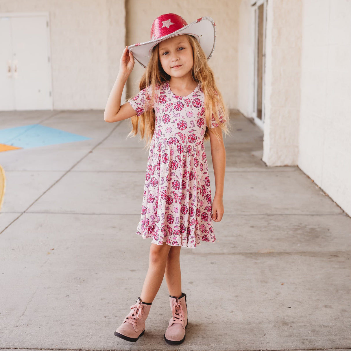LET'S GO GIRLZZZ DREAM RUFFLE DRESS from DREAM BIG LITTLE CO