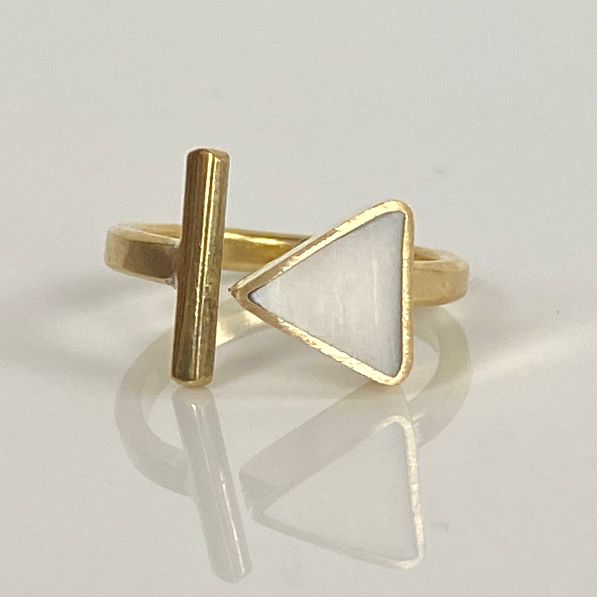 Triangulate Open Ring From Abroad Modern