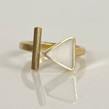 Triangulate Open Ring From Abroad Modern