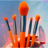 Deluxe Neon Brush Set | Makeup Brush Set From Prolux Cosmetics