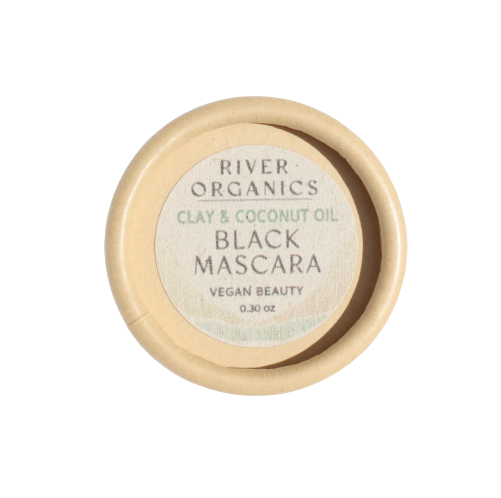 Black Vegan Zero-Waste Mascara From River Organics