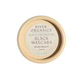 Black Vegan Zero-Waste Mascara From River Organics