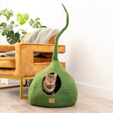 Forest Green | Tail Style Cave from Fuzzy Cove