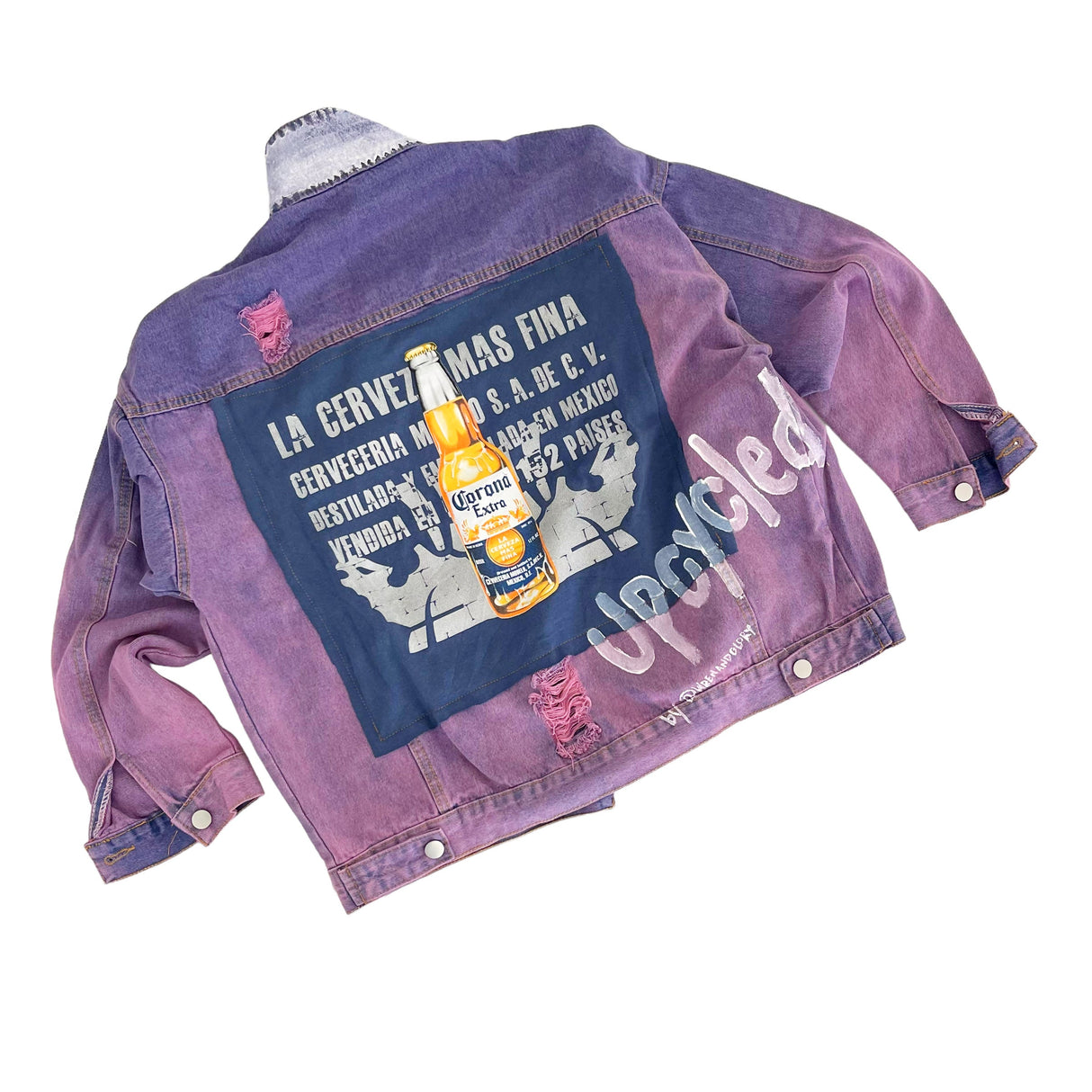 'UPCYCLED' by W+G Denim Jacket from Wren + Glory