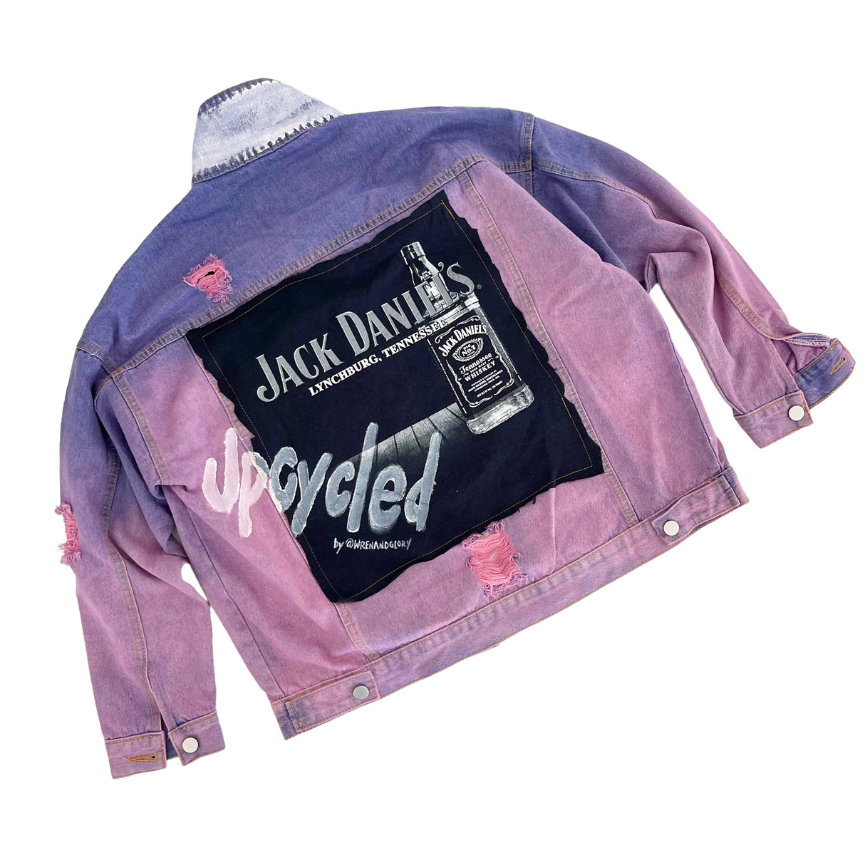 'UPCYCLED' by W+G Denim Jacket from Wren + Glory