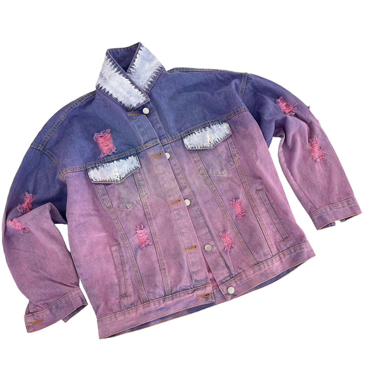 'UPCYCLED' by W+G Denim Jacket from Wren + Glory