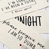 Custom Panel: Personalized Your Saying Quote Thing Boo Wife Husband Monogram Valentines FUNNY QUOTES LOVE NOTE LETTER CUSTOM PANEL From PillowPanels