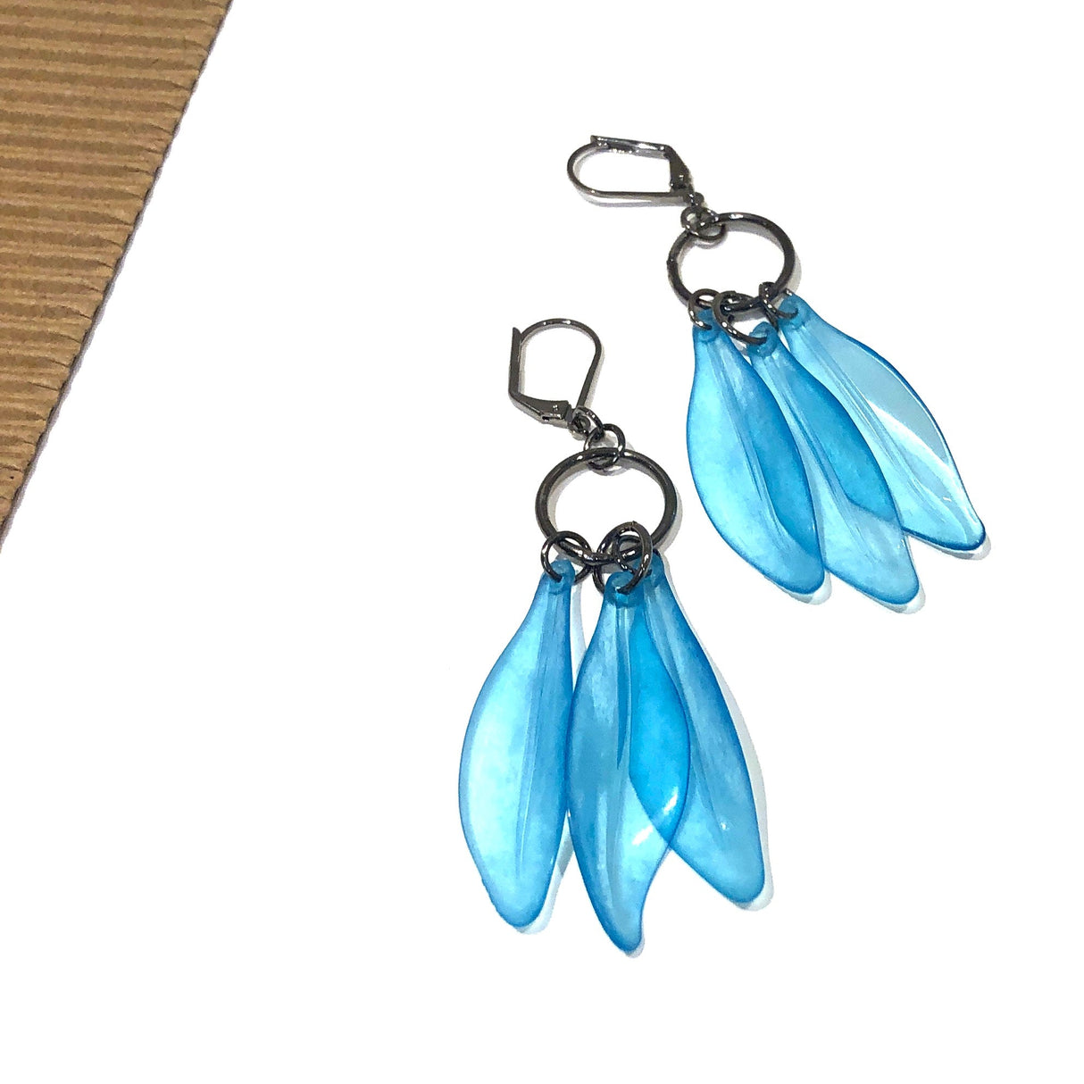 Aqua Blue Dream Drop Earrings from Leetie Lovendale