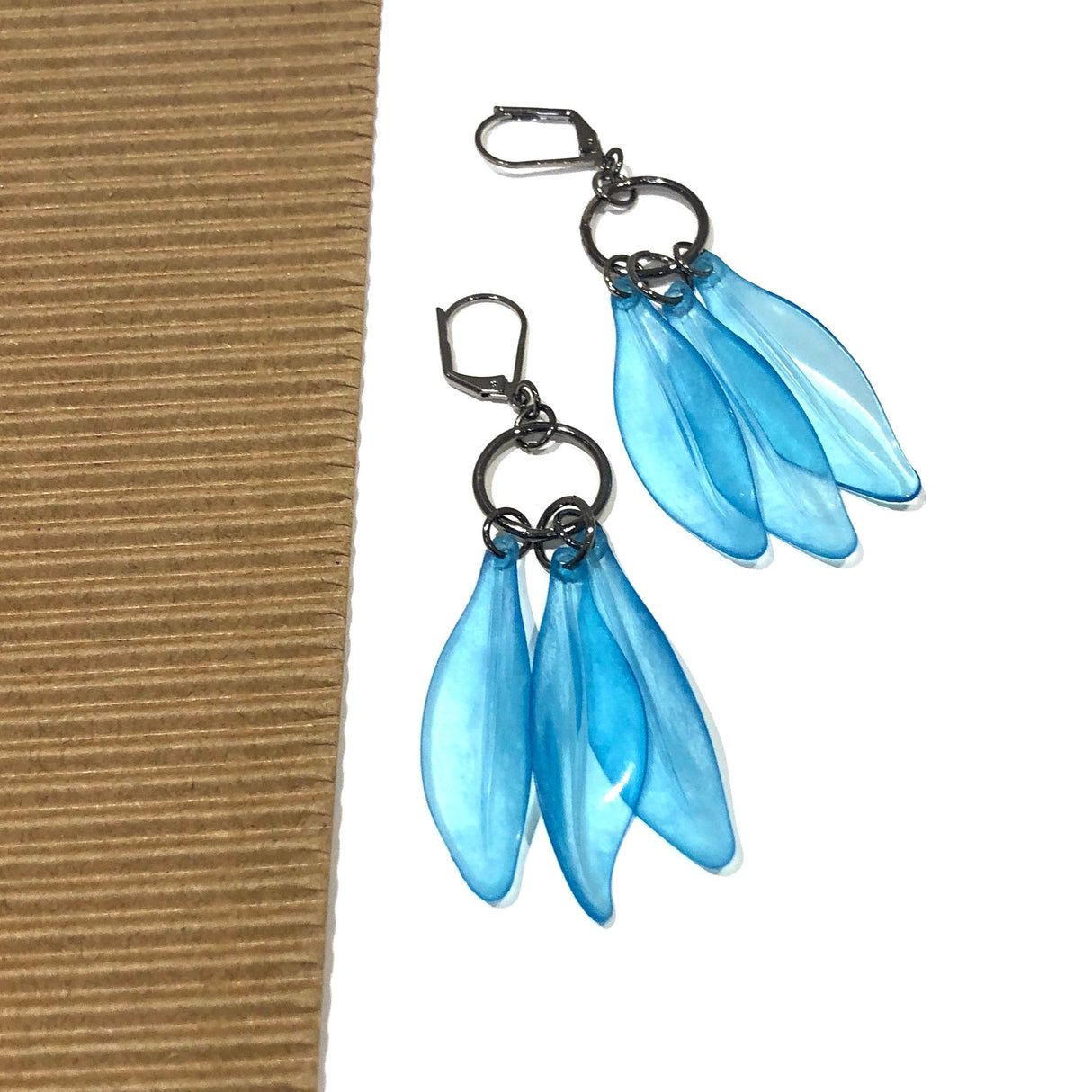 Aqua Blue Dream Drop Earrings from Leetie Lovendale