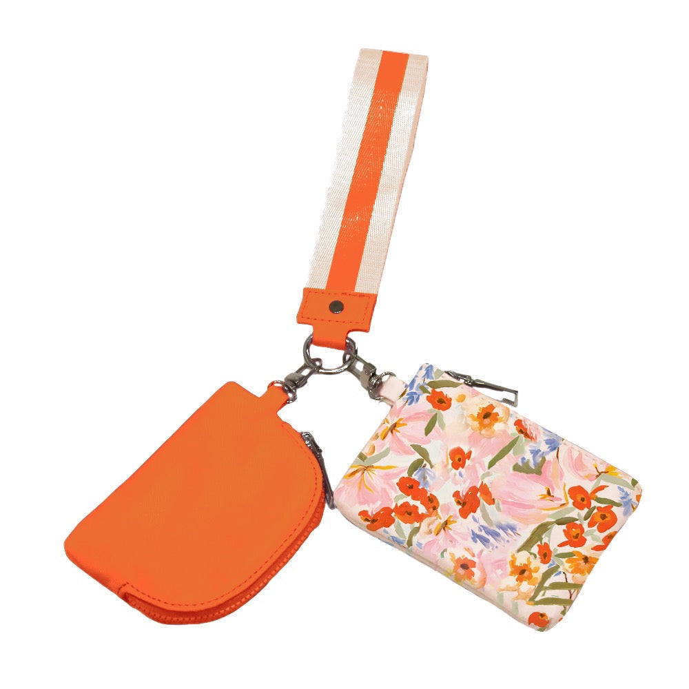 Summer Spritz Dual Pouch Wristlet from Pretty Simple