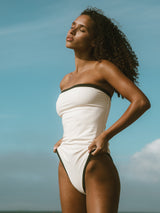 ALISO ONE PIECE - BLACK AND WHITE CONTRAST From ELYSIIAN
