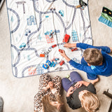 Tiny Town Splash Mat - A Waterproof Catch-All for Highchair Spills and More! from BapronBaby