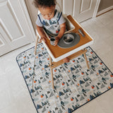 Adventure Awaits Splash Mat - A Waterproof Catch-All for Highchair Spills and More! from BapronBaby