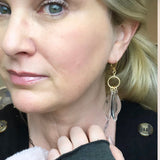Aqua Blue Dream Drop Earrings from Leetie Lovendale