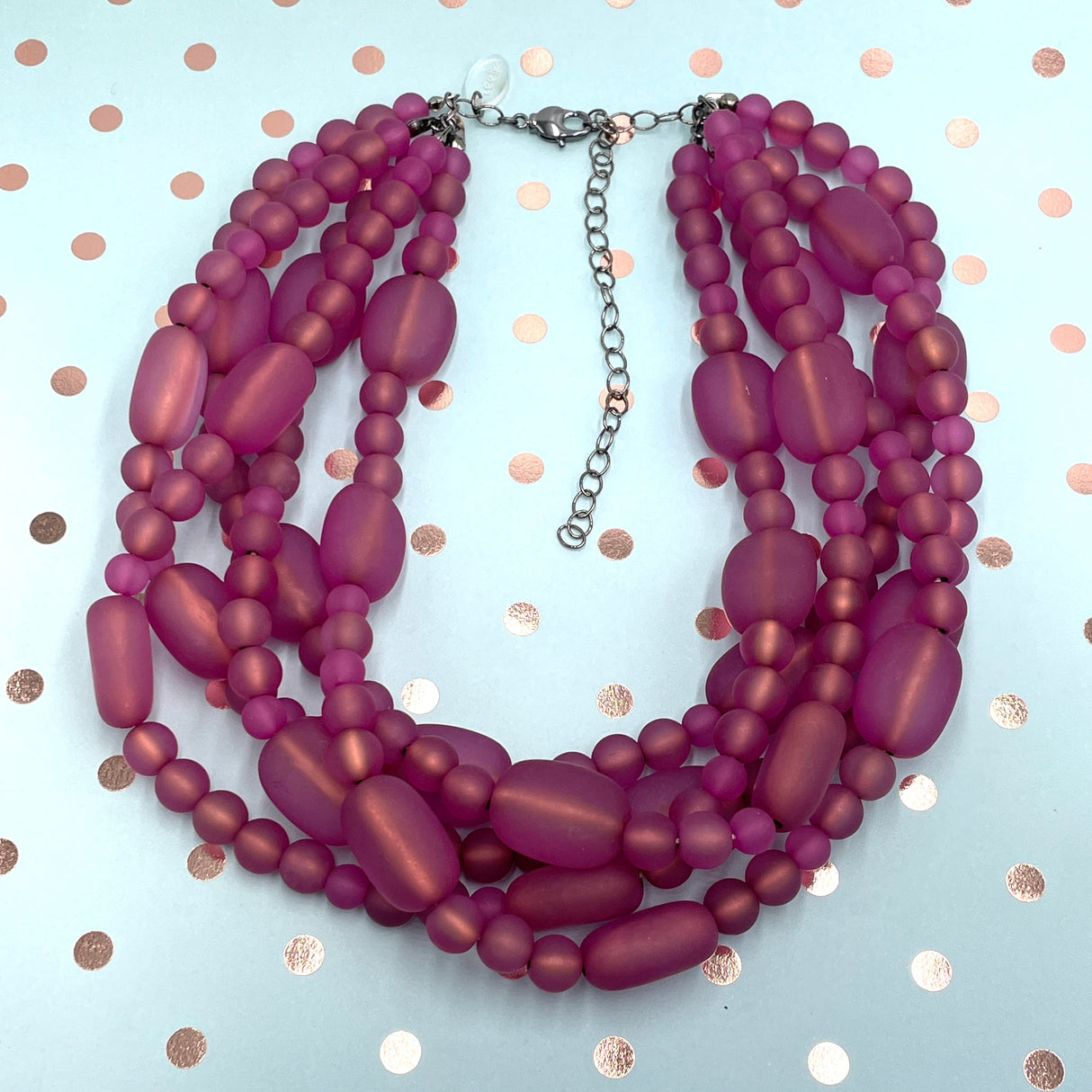 Amethyst Luxe Sylvie Necklace from Leetie Lovendale