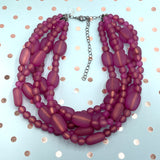 Amethyst Luxe Sylvie Necklace from Leetie Lovendale