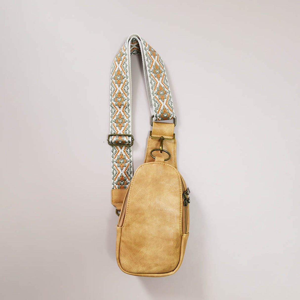 The Isla Sling Bag with Guitar Strap | Brown from Babs+Birdie