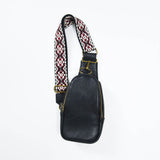 The Isla Sling Bag with Guitar Strap | Black from Babs+Birdie