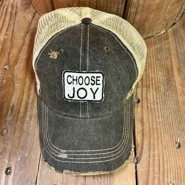 Choose Joy Black Hat from The Goat Stock