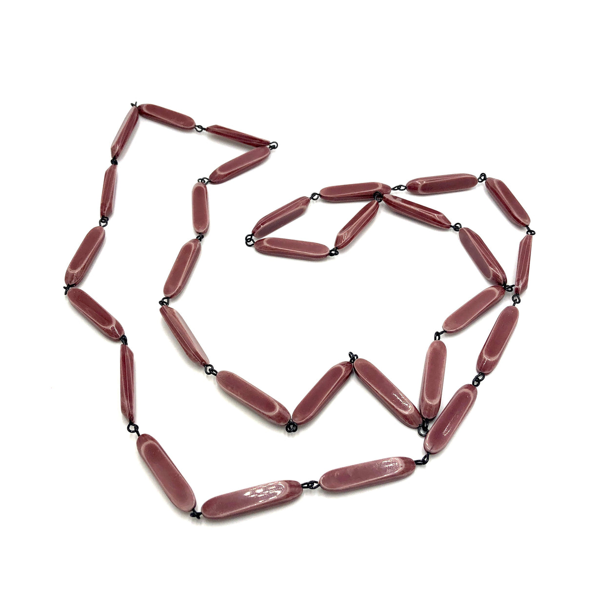 Bamboo Opera Rope Necklace from Leetie Lovendale