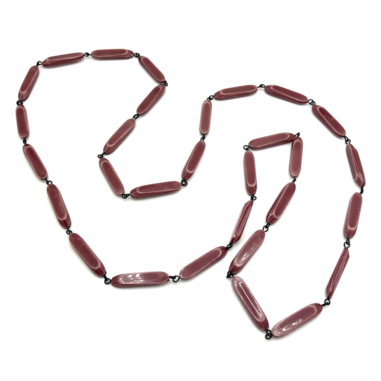 Bamboo Opera Rope Necklace from Leetie Lovendale