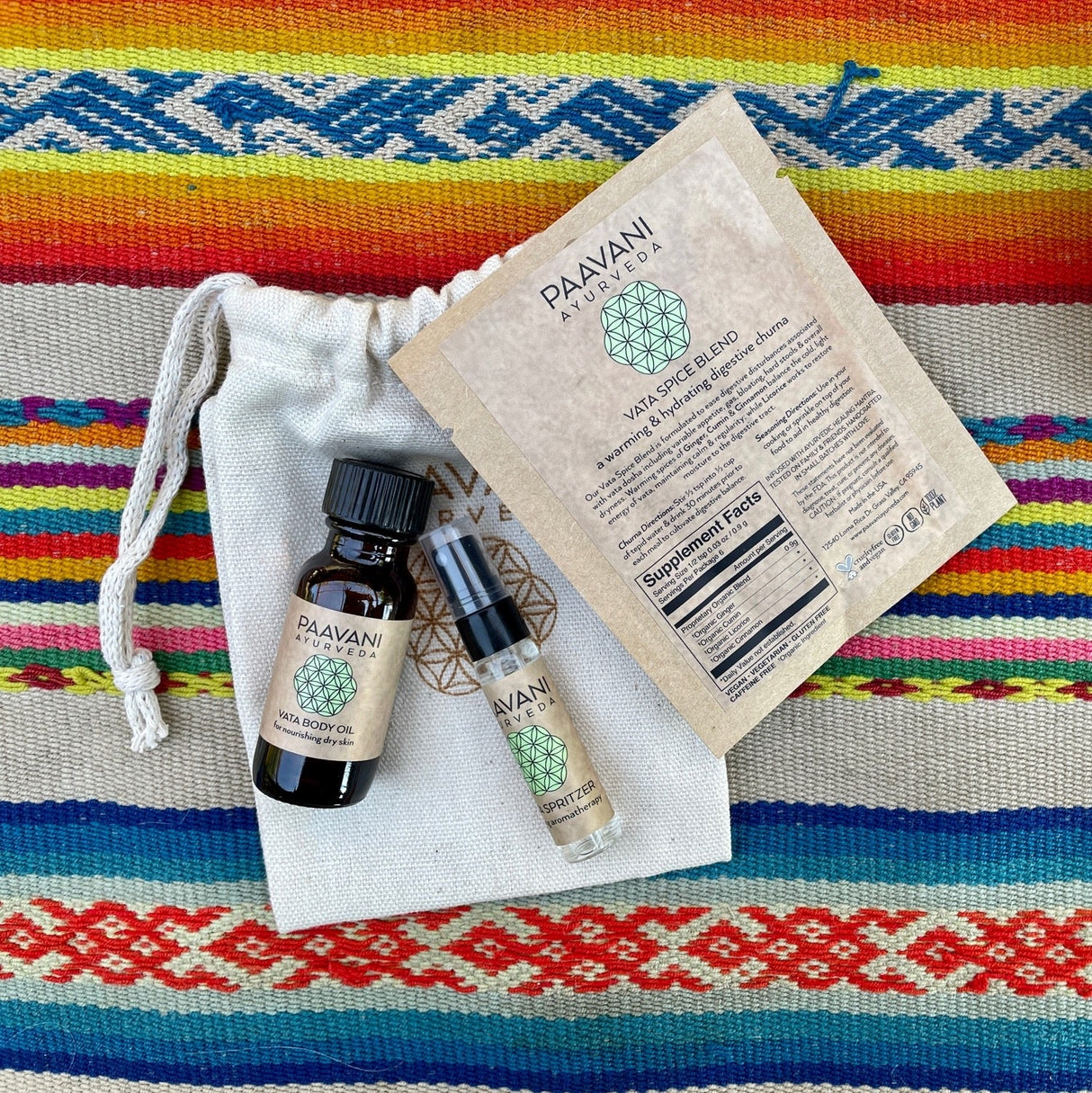 Fall Sampler Kit from Paavani Ayurveda