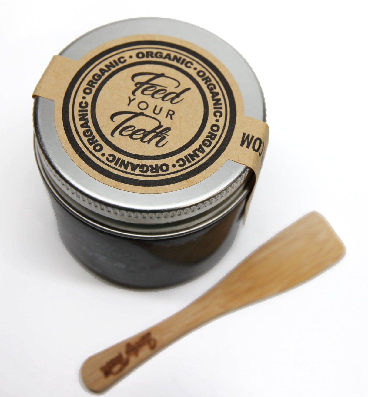 Organic Charcoal Toothpaste XTRA Whitening in Glass Jar - Eco Friendly Teeth Whitening From Lucky Teeth