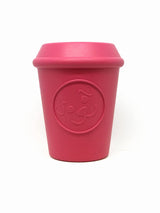 Coffee Cup Durable Rubber Chew Toy and Treat Dispenser From SodaPup
