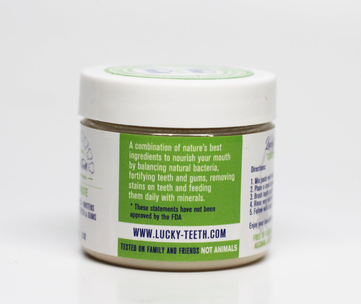 Natural Toothpaste 2oz - Remineralizing and Fortifying Toothpaste For Teeth and Gums From Lucky Teeth