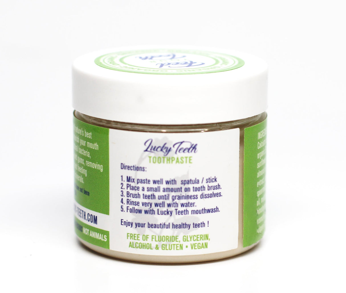 Natural Toothpaste 2oz - Remineralizing and Fortifying Toothpaste For Teeth and Gums From Lucky Teeth