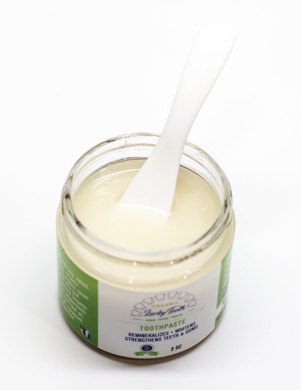 Natural Toothpaste 2oz - Remineralizing and Fortifying Toothpaste For Teeth and Gums From Lucky Teeth