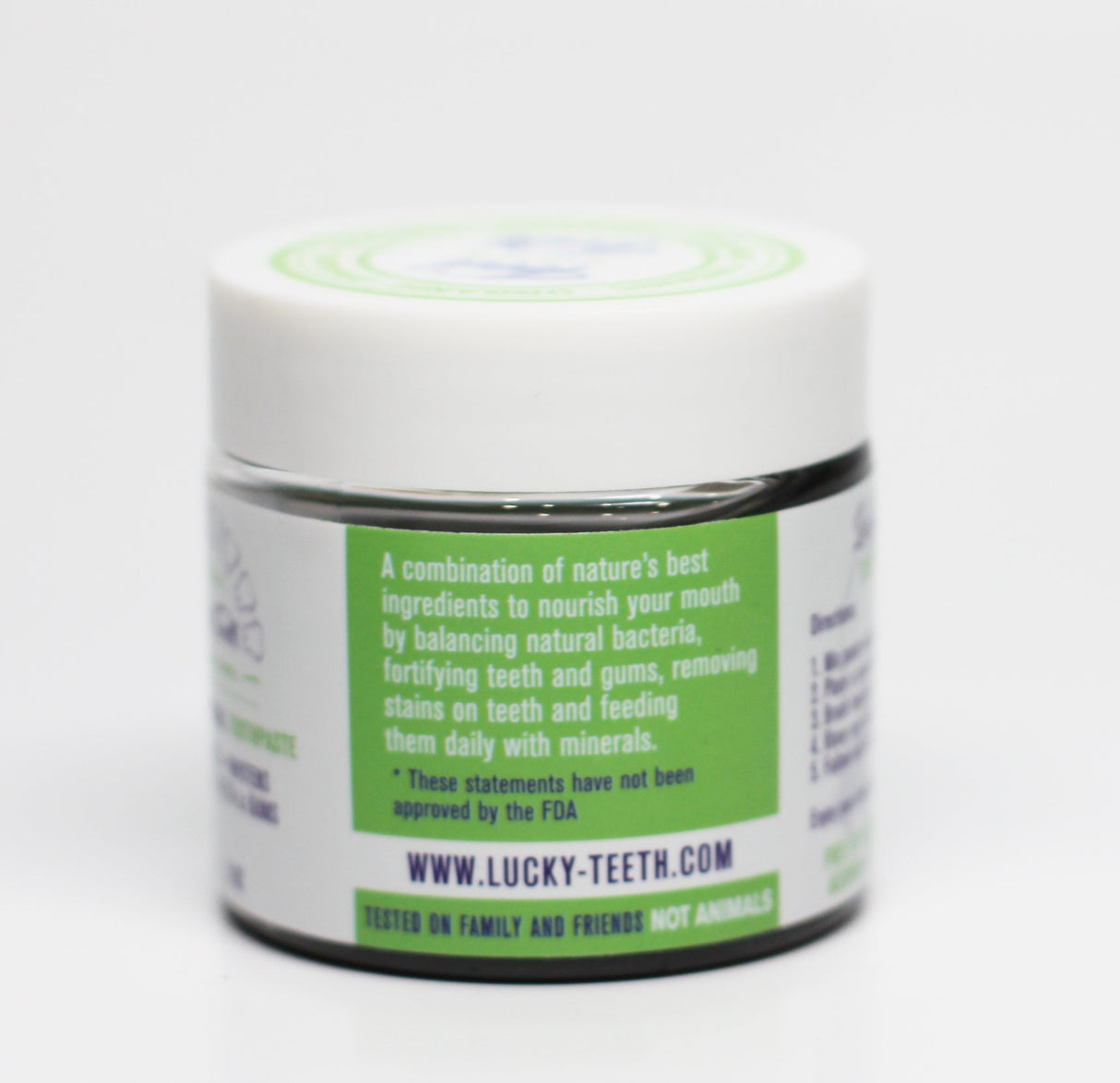 Extra Whitening Organic Charcoal Toothpaste 2oz From Lucky Teeth