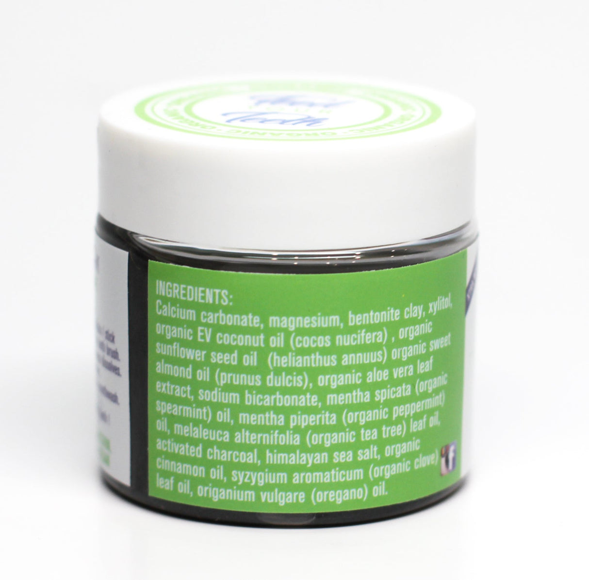 Extra Whitening Organic Charcoal Toothpaste 2oz From Lucky Teeth