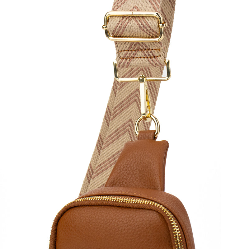 The Harlow | Sling Bag with Chevron Strap | 3 Colors from Babs+Birdie