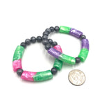 Candy Bar Stack and Stretch Bracelet Set from Leetie Lovendale