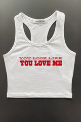 You Look Like You Love Me Graphic Tank from Amazing Lace