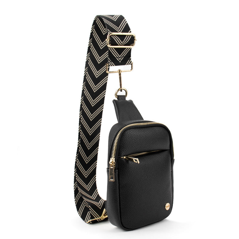 The Harlow | Sling Bag with Chevron Strap | 3 Colors from Babs+Birdie