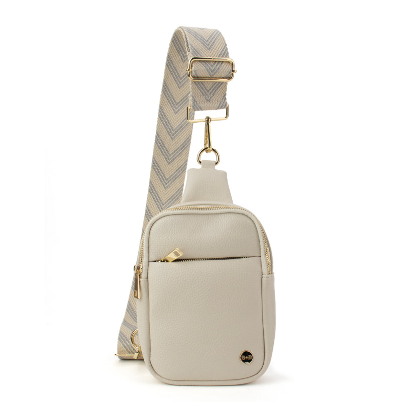 The Harlow | Sling Bag with Chevron Strap | 3 Colors from Babs+Birdie