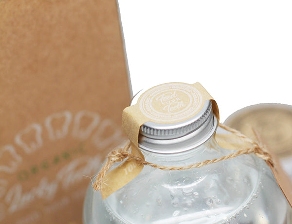Organic Whitening Mouthwash in Glass Bottle - Natural Mouthwash from Lucky Teeth