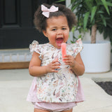 Delilah Floral Flutter Bapron from BapronBaby