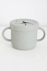 Sage Speckled Snack Cup from The Saturday Baby