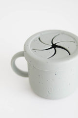 Sage Speckled Snack Cup from The Saturday Baby