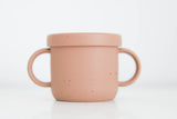 Coral Speckled Snack Cup From The Saturday Baby