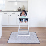 Organic Dot Splash Mat - A Waterproof Catch-All for Highchair Spills and More! from BapronBaby