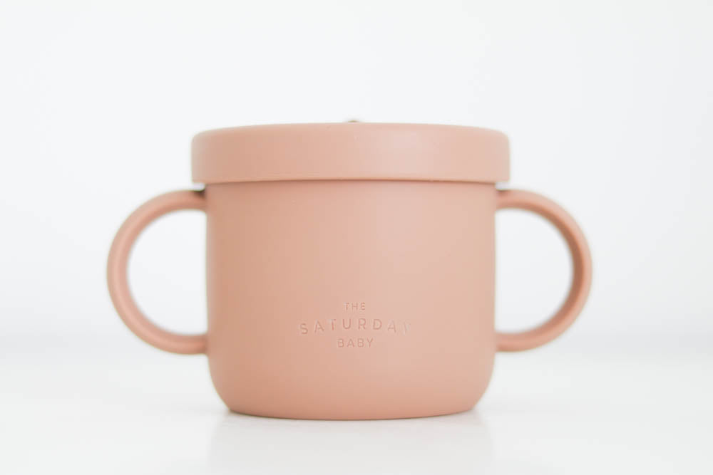 Coral Snack Cup From The Saturday Baby